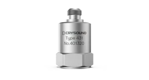 CRY431 IEPE Accelerometer, 1 Axis, 5mv/g, ±1000g pk, 1Hz to 12kHz