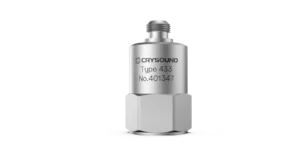 CRY433 Accelerometer, 1 Axis, 100mv/g, ±50g pk, 0.5Hz to 8kHz