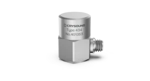 CRY434 Accelerometer, 1 Axis, 100mv/g, ±50g pk, 0.5Hz to 8kHz