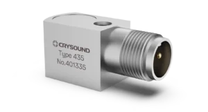 CRY435 Accelerometer, 1 Axis, 100mv/g, ±50g pk, 1Hz to 6kHz
