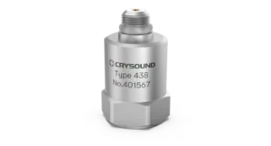CRY438 IEPE Accelerometer, 1 Axis, 10mv/g, ±500g pk, 1Hz to 10kHz