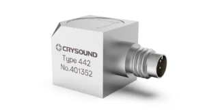 CRY442 Accelerometer, Triaxial, 100mv/g, ±50g pk, 0.5Hz to 5kHz