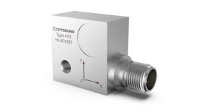 CRY443 Accelerometer, Triaxial, 50mv/g, ±100g pk, 1Hz to 4kHz