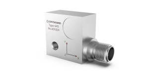 CRY445 Accelerometer, Triaxial, 100mv/g, ±80g pk, 1Hz to 4kHz