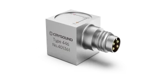 CRY446 Accelerometer, Triaxial, 10mv/g, ±500g pk, 1Hz to 5kHz