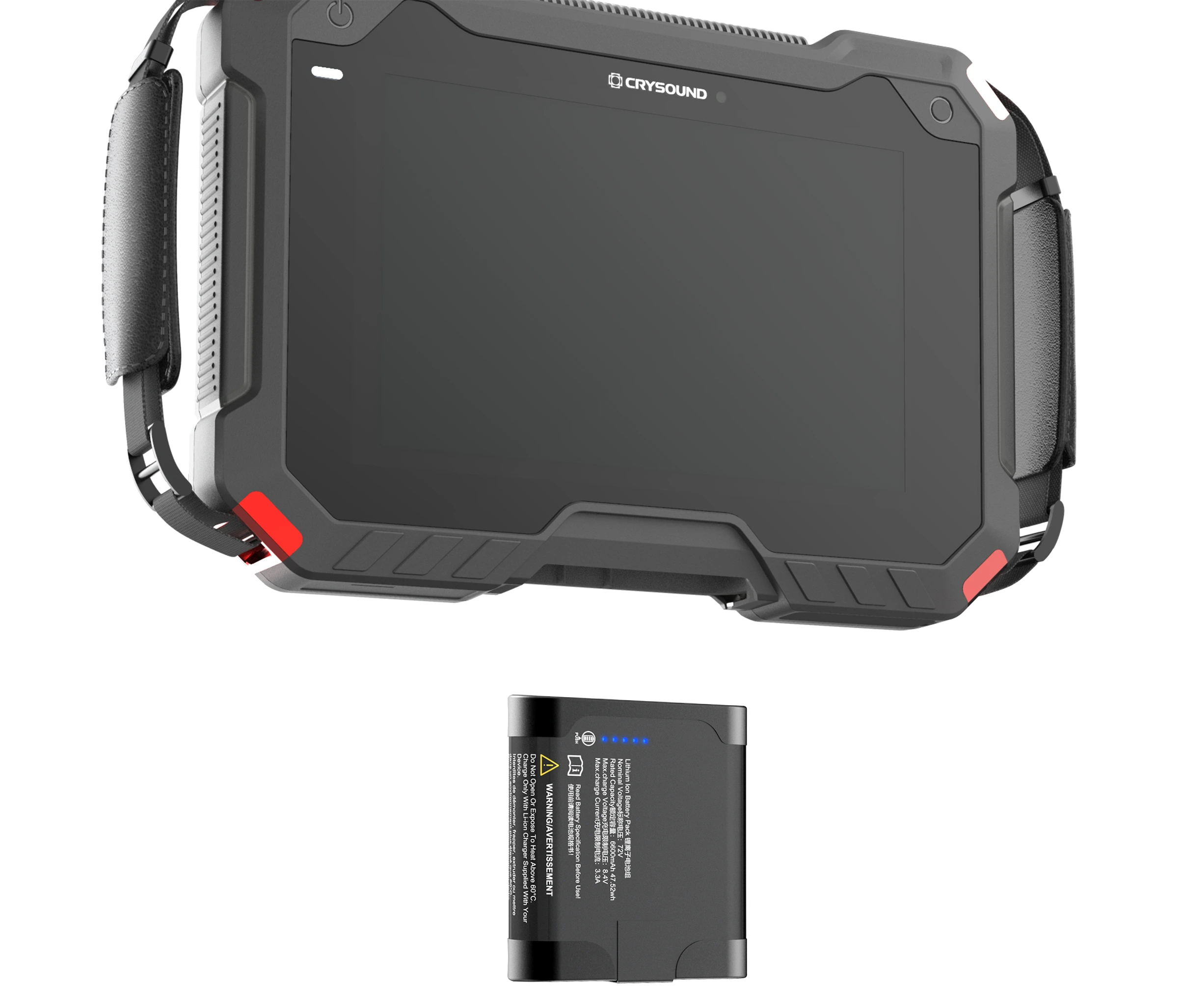 Up to 10 Hours of Operation with Replaceable Battery