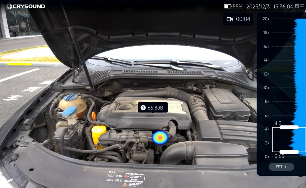 Automotive NVH detection and optimization