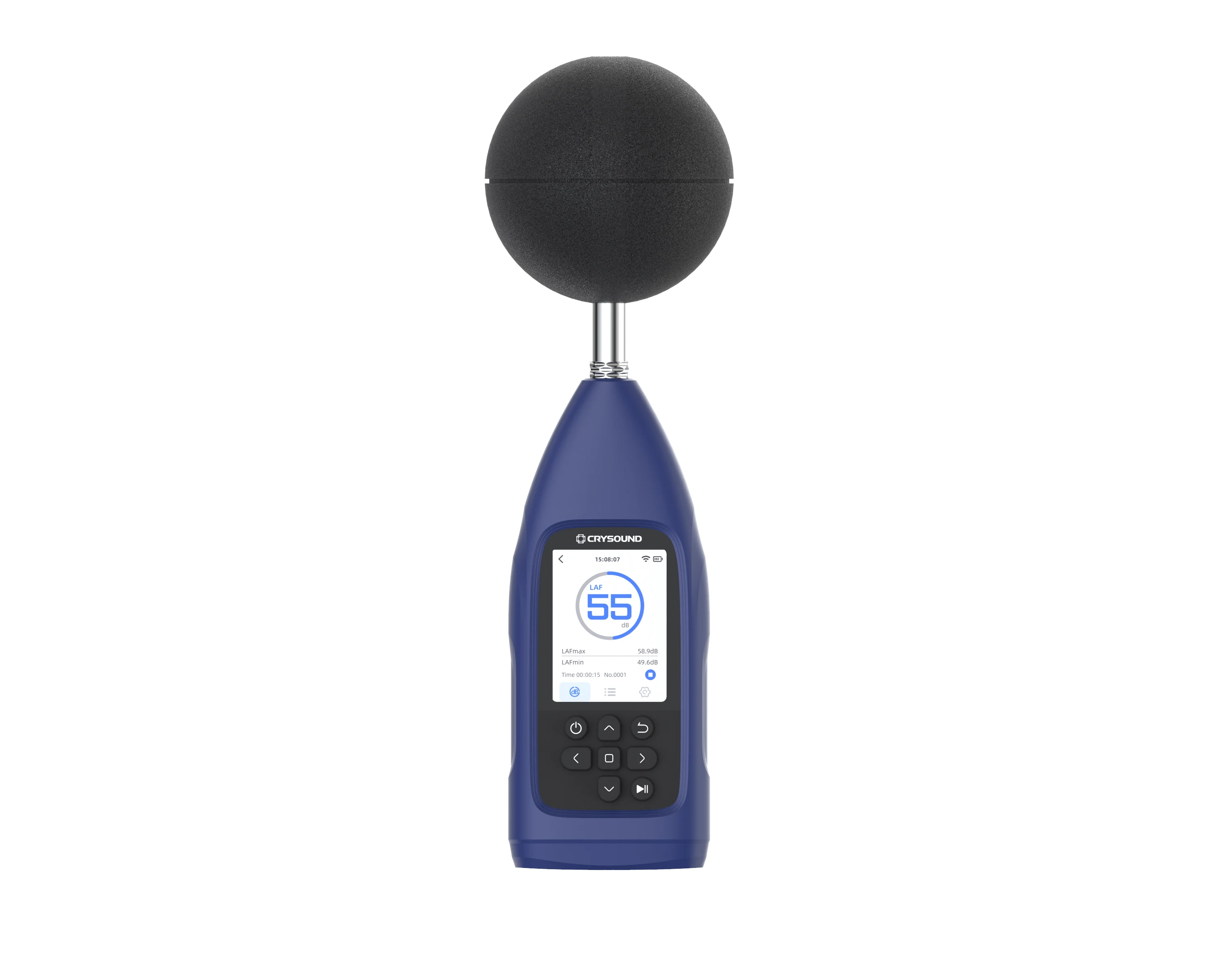 CRY2833 and CRY2834 sound level meters with windscreen for outdoor data center noise monitoring